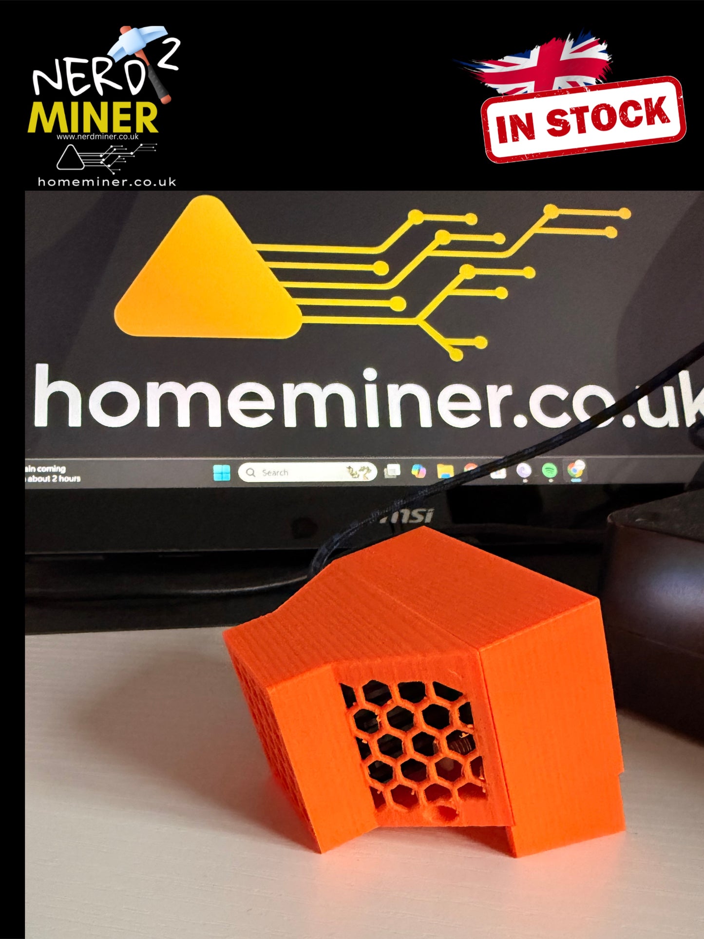 World’s Fastest NerdMiner NerdNos – Millions Of Times Faster 100Gh/s + – UK Stock